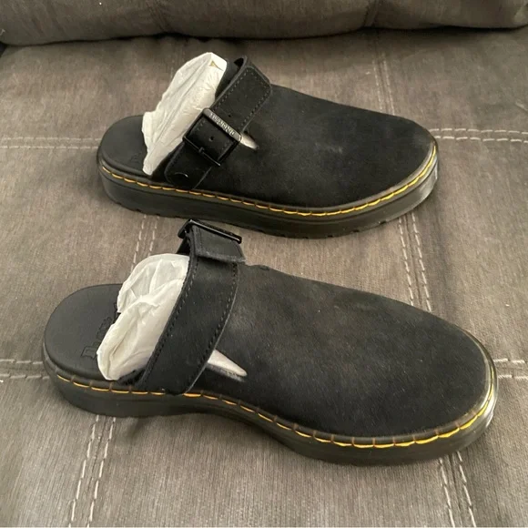 Dr. Martens Black Suede Shoes - Picture 3 of 6